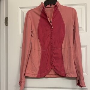 Lululemon Athletica Two-Tone Pink Zip-Up Jacket
